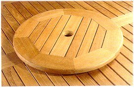 Teak Collection - 60cm Lazy Susan rotating Table Centre