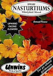 NASTURTIUM WHIRLYBIRD MIXED - Hardy Annuals