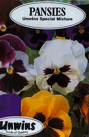 PANSY BRIGHT AND BEAUTIFUL MIXTURE - Half Hardy Annuals