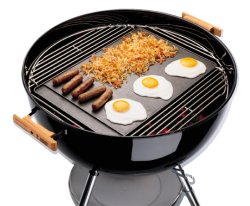 Weber Cast Iron Griddle and Hinged Cooking Grate - Accessories for barbecues