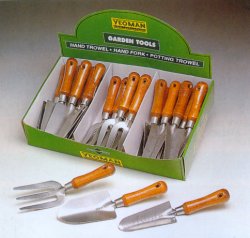 Hand Tools - Quality stainless steel head with solid American oak handles