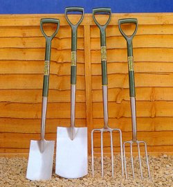 Forks and Spades - Stainless Steel