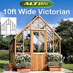 Alton Victorian Cedar Greenhouses 10ft wide