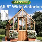 Alton Victorian Cedar Greenhouses 6ft 5in wide