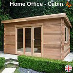 British High Spec. Pent Cabin Home Office