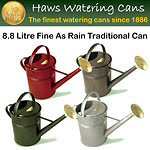8.8 Litre Fine As Rain Traditional Galvanised Cans