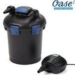 Pressurized pond filter.