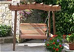 Arched Pergola Swing