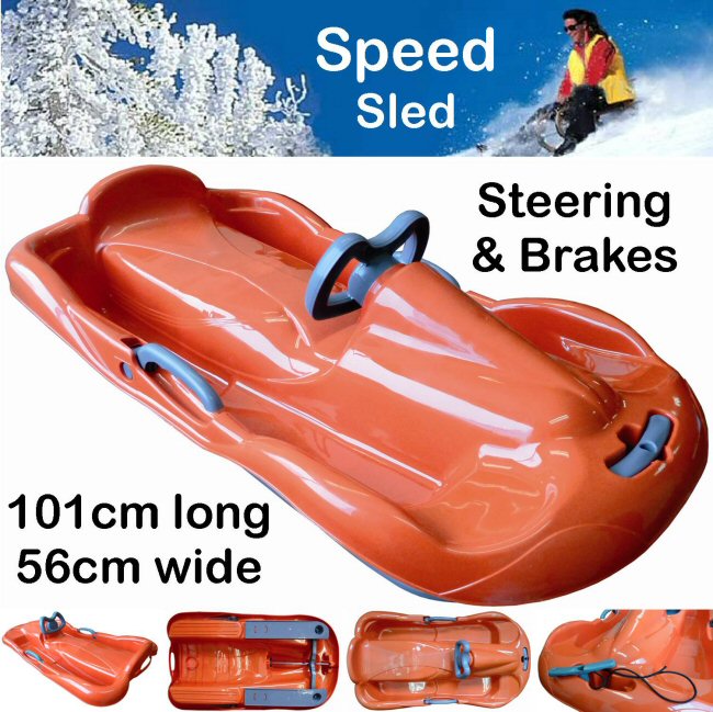Snow Speed Sledge Steerable PVC Sledges Birstall