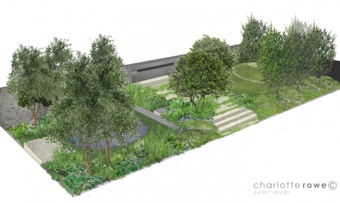 Trench Inspired Garden