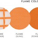 Nomad Dining Flame Colour Way
