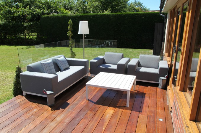 Maze Fabric - Devane 2 Seat Sofa Set - 01