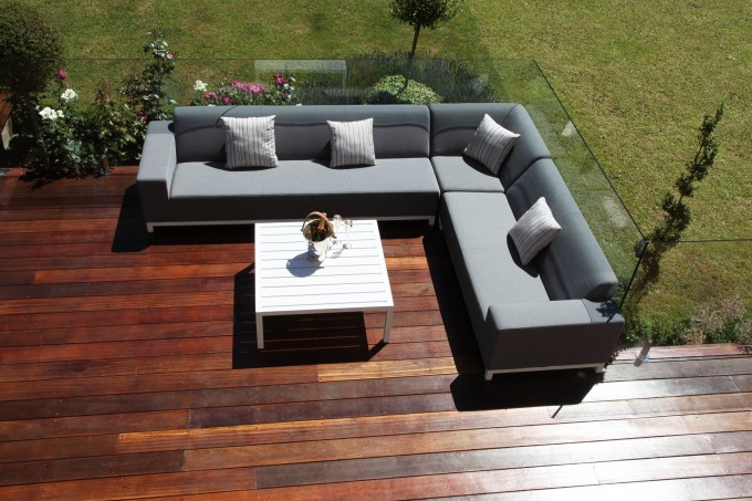 Maze Fabric - Devane Corner Sofa Set - 07