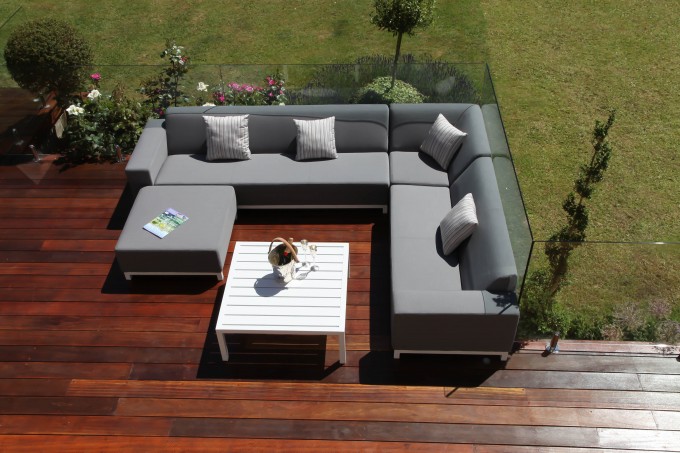 Maze Fabric - Devane Corner Sofa Set - 08