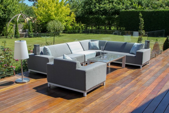 Maze Fabric - Devane Corner Sofa Set - 12