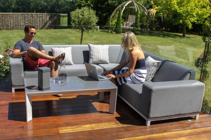 Maze Fabric - Devane Corner Sofa Set - 13