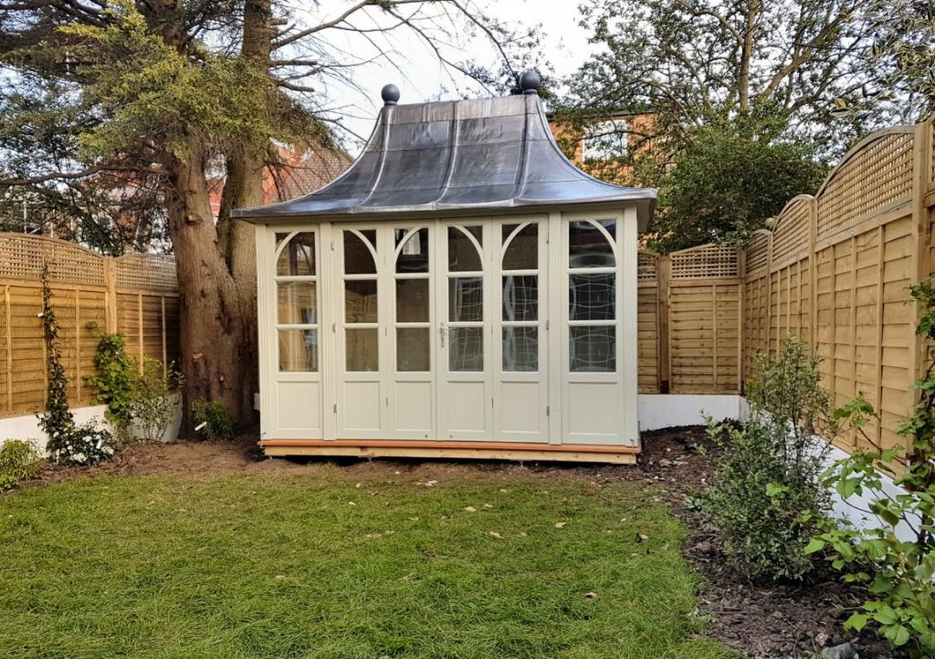 Chelsea on foundation pad system base Birstall Garden & Leisure