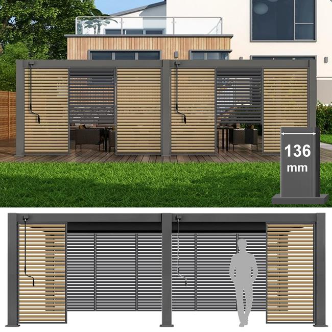 louvred-roof-pergola-7.2x3.6m-inc-8-wall-panels-mixed-xl