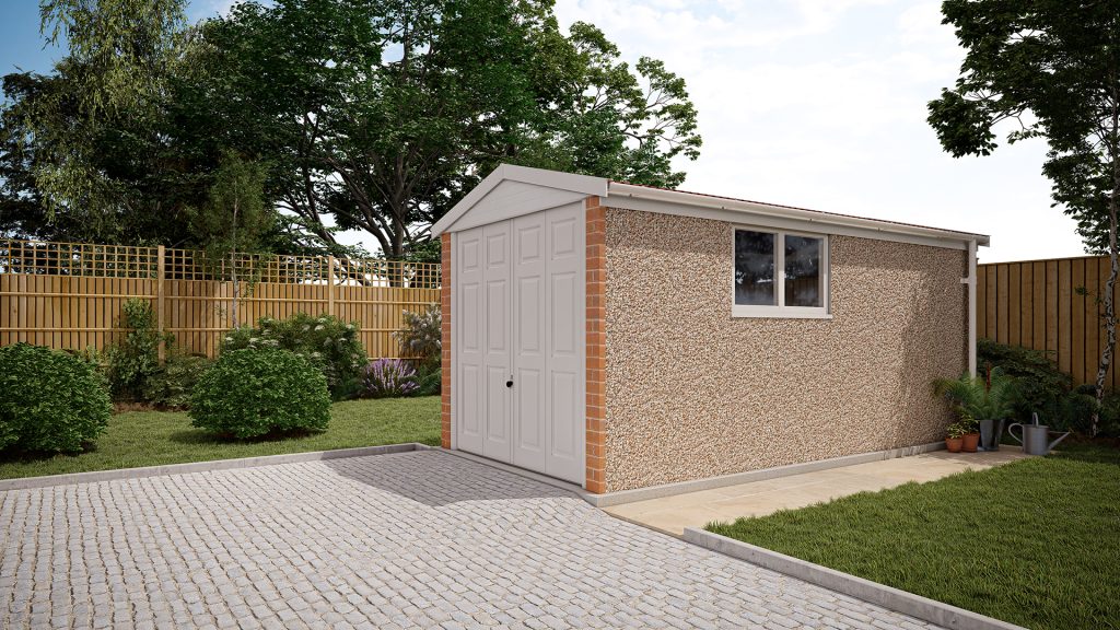 Sectional Concrete Garages FREE Delivery & Assembly Birstall Garden