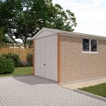 8ft wide Apex roof ultimate concrete garage 8ft wide Apex roof ultimate concrete garage
