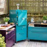 Charlie Outdoor Kitchen with Beetroot and Teal Duck Charlie Outdoor Kitchen with Beetroot and Teal Duck