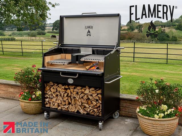 Flamery ASADO Grills<br />On Wheeled Trolley