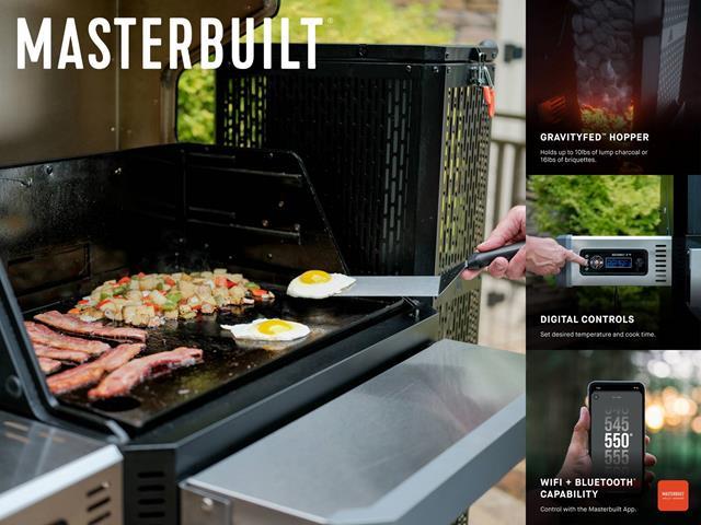 Masterbuilt 800 Gravity Fed Charcoal Grill Smokers