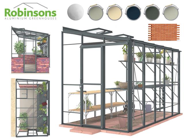 Robinsons<br />6ft Deep<br />Lean-To Greenhouses