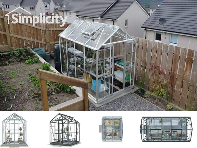 Simplicity Stafford 5ft Wide Greenhouses