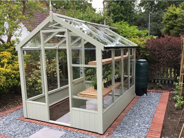 Swallow Painted Timber Greenhouses