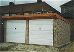 single pent garage