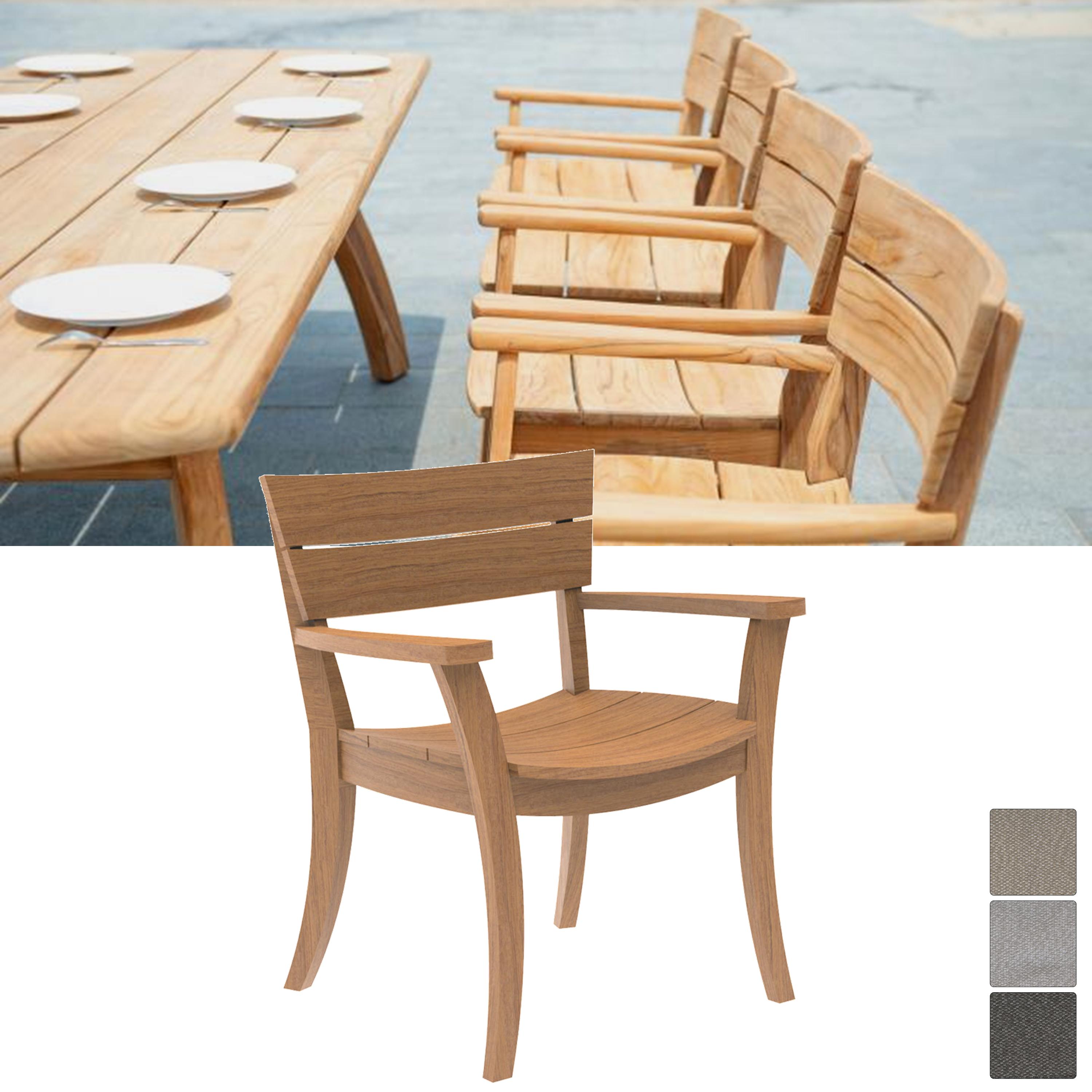 Alexander Rose Sorrento FSC Teak Dining Armchair Birstall