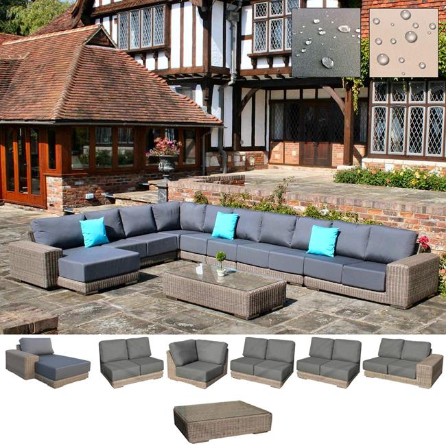 Bridgman All Seasons 7 Piece Kensington Kingston Modular Sofa Set P