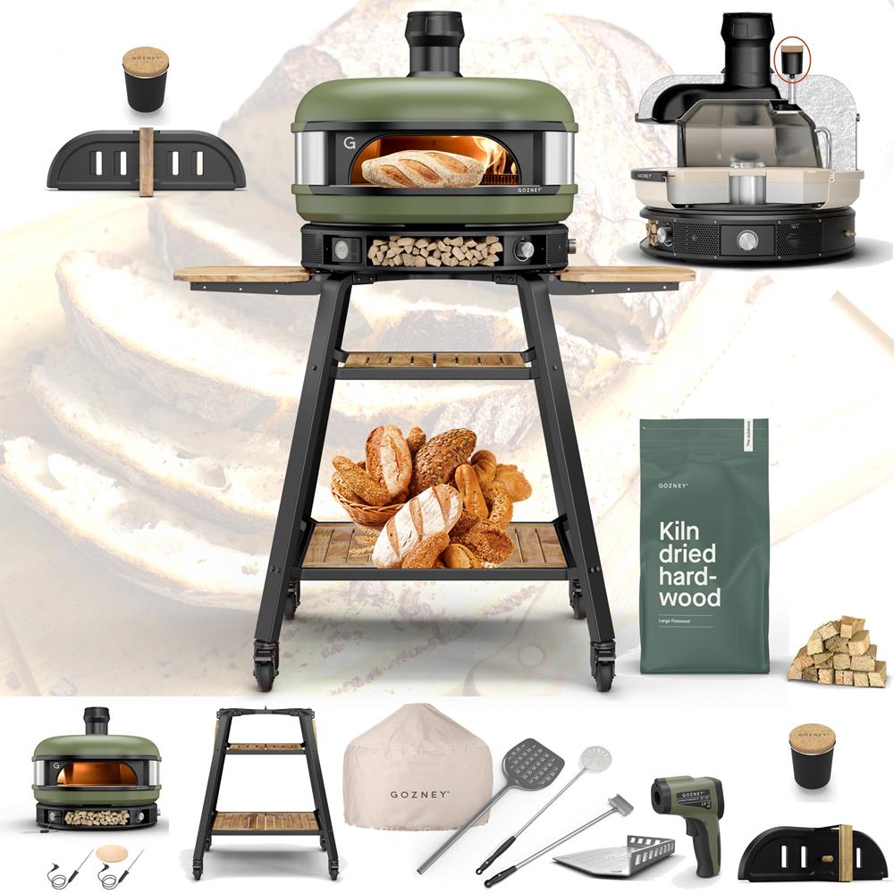 Gozney Dome Bread Oven Olive Dual Fuel Steam Bread Oven With Stand