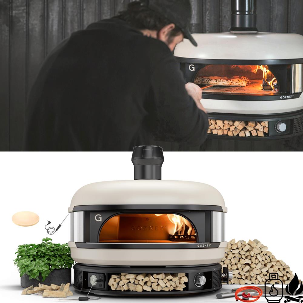 Gozney Dome Bone Dual Fuel Pizza Oven Gas & WoodFired Birstall