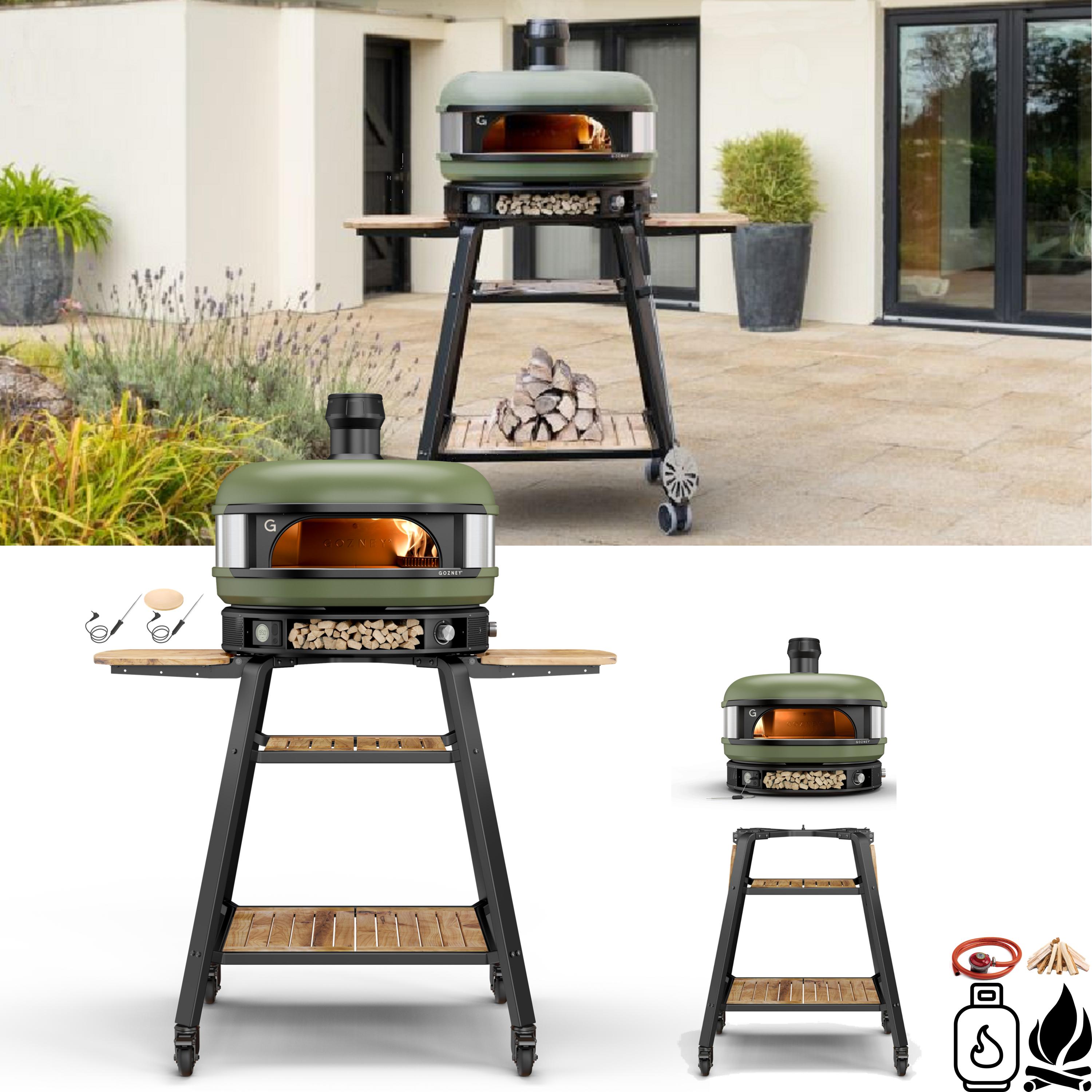 Gozney Dome Olive Dual Fuel Pizza Oven & Stand Birstall