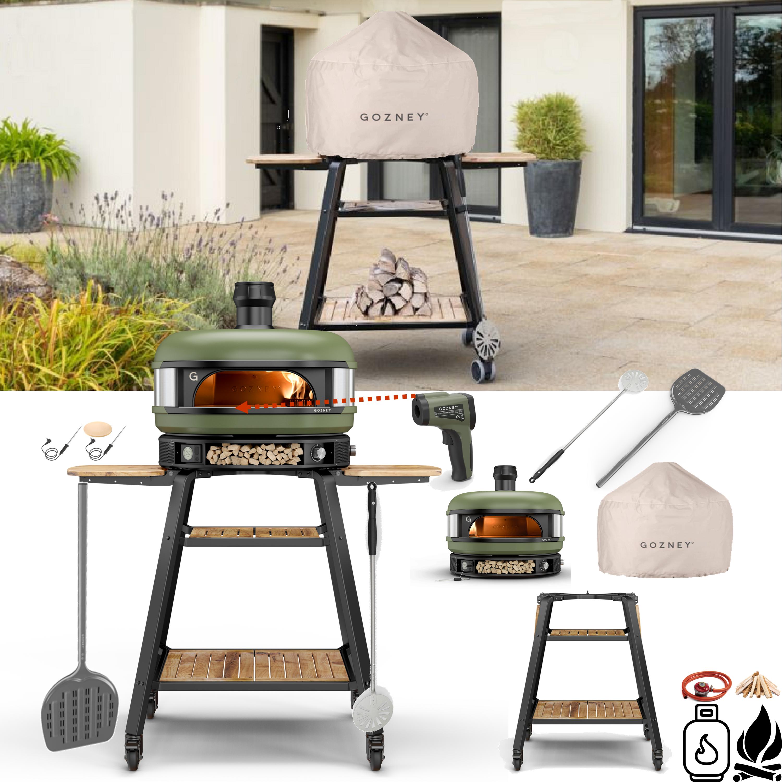 Gozney Dome Olive Dual Fuel Pizza Oven With Stand Cover Tools