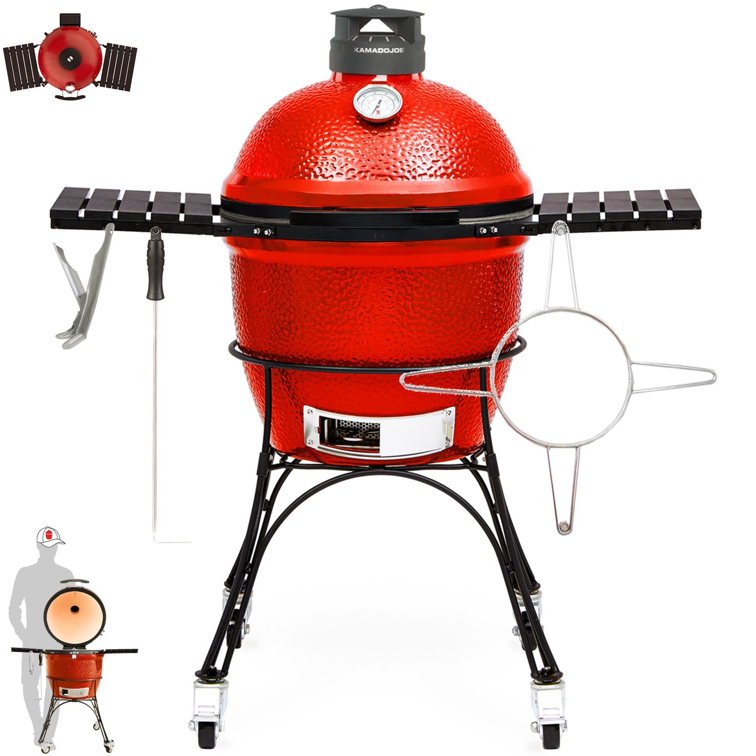 Kamado Joe Ceramic Grill Smoker Oven Classic Joe II (2) Grill