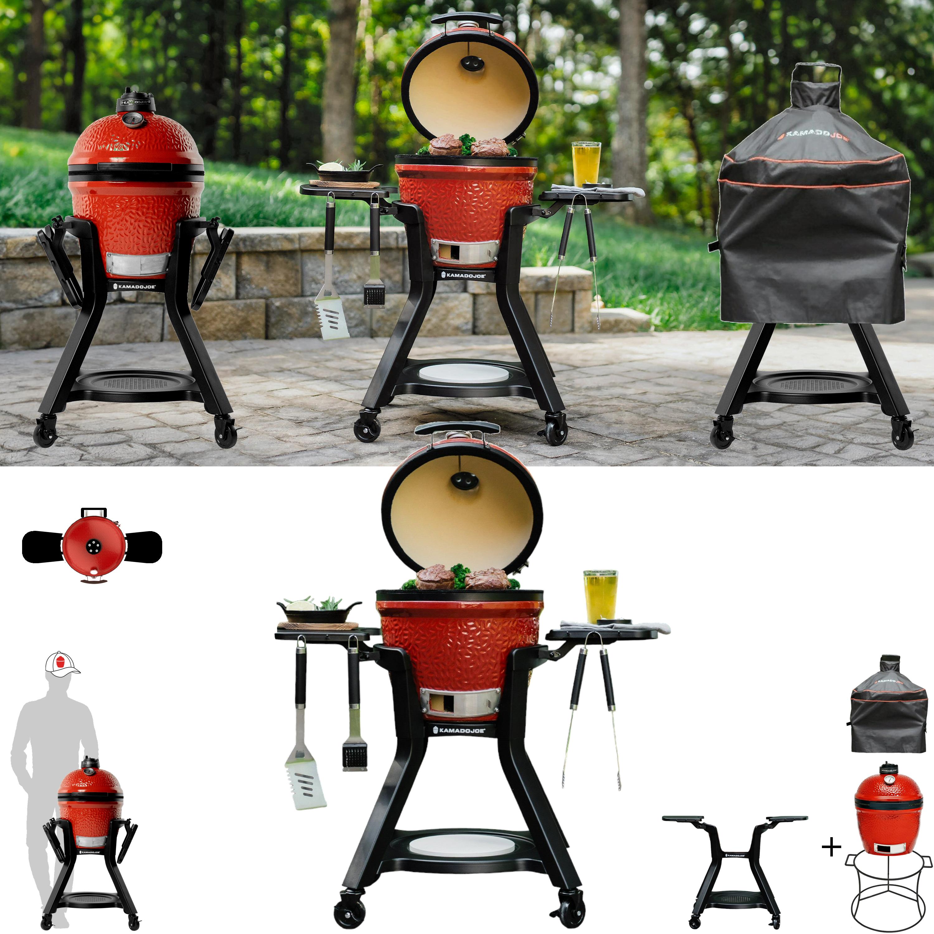 NEW Kamado Joe Joe Junior Inc. Wheeled Grill Cart & Cover Birstall