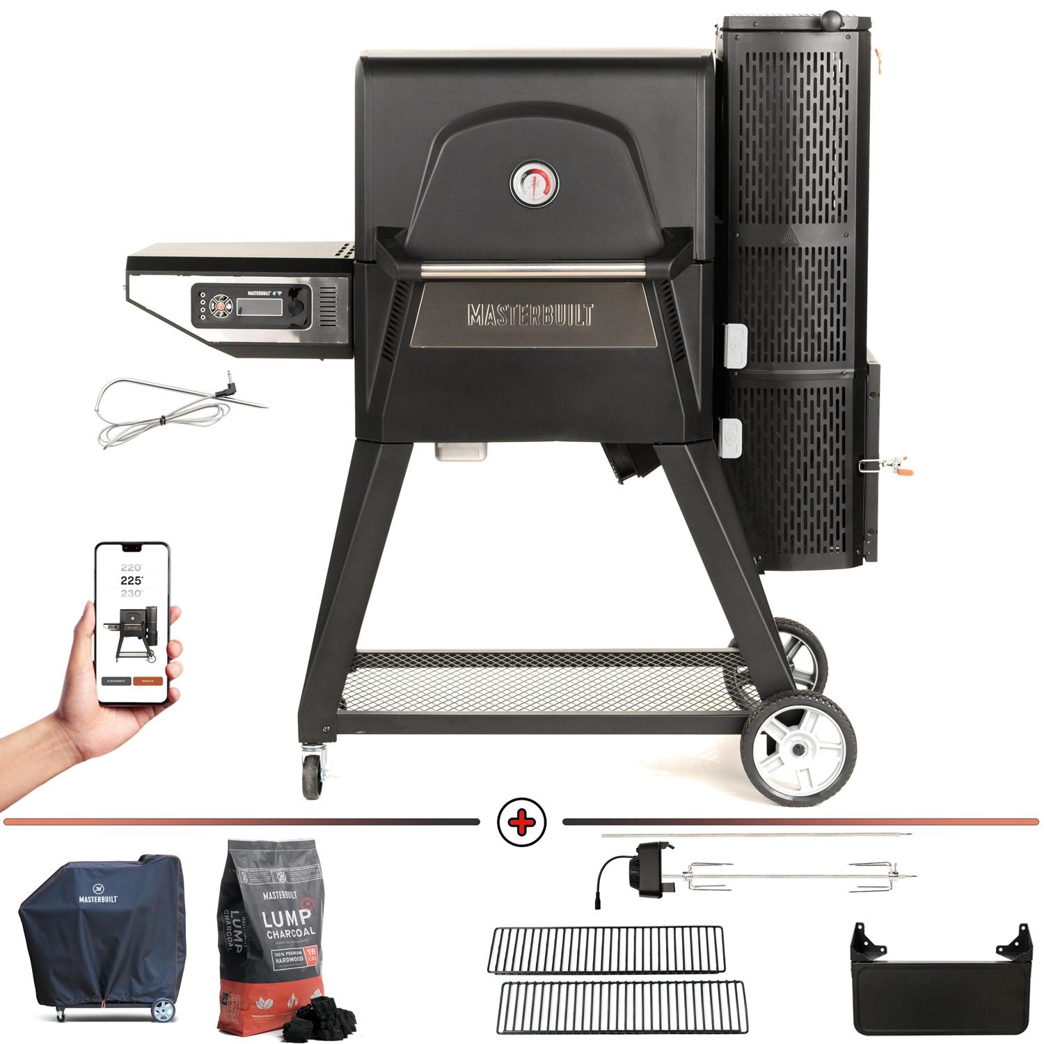 Masterbuilt Gravity Series Gravity Fed 560 Charcoal Grill & Smoker
