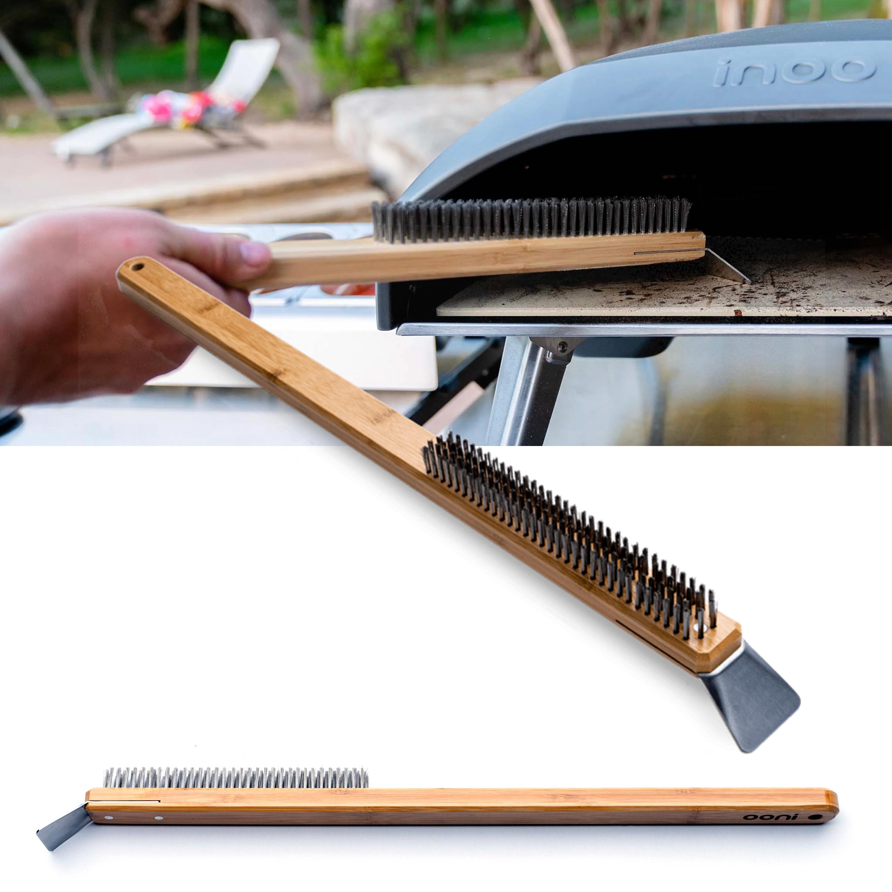 Ooni Pizza Oven Brush & Scraper Birstall