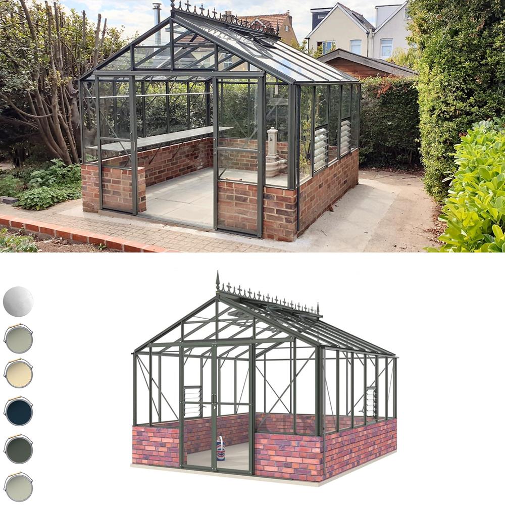 Robinsons Rosette 10' x 12' Dwarf Wall Greenhouse Birstall