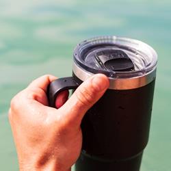 YETI Rambler Travel Mug - BLACK . 591ml | 20oz | Birstall