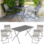 Lafuma 4 Seater Balcony II Set - Titane