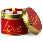 Love Scented Candle Tin