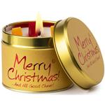 Merry Christmas Scented Candle Tin