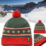 YETI Logo Badge Pom Beanie Hat