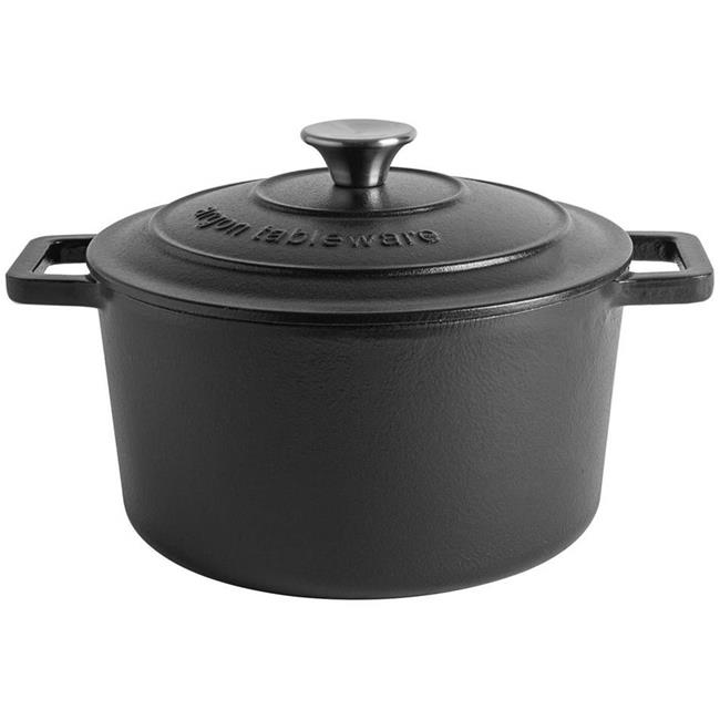 Argon Tableware Cast Iron Casserole Dish (4.5ltrs / 24cm) Birstall