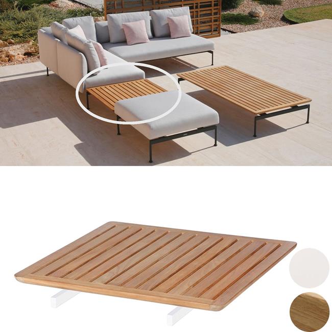 Barlow Tyrie Layout 80cm Square Bridging Table Birstall