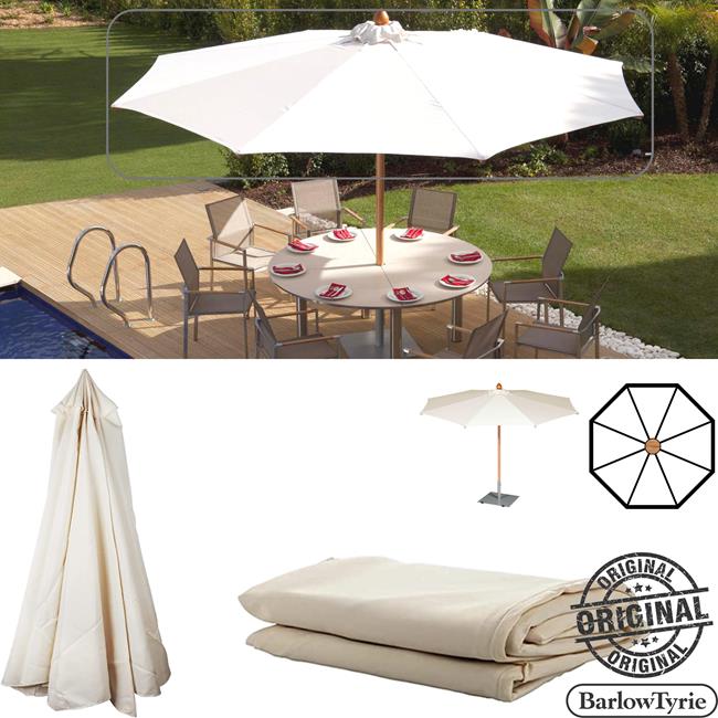 Barlow Tyrie Replacement Canopy For 3.5m Octagonal Napoli Parasol